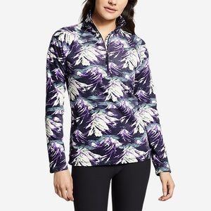 EDDIE BAUER 1/4 zip up fleece pullover